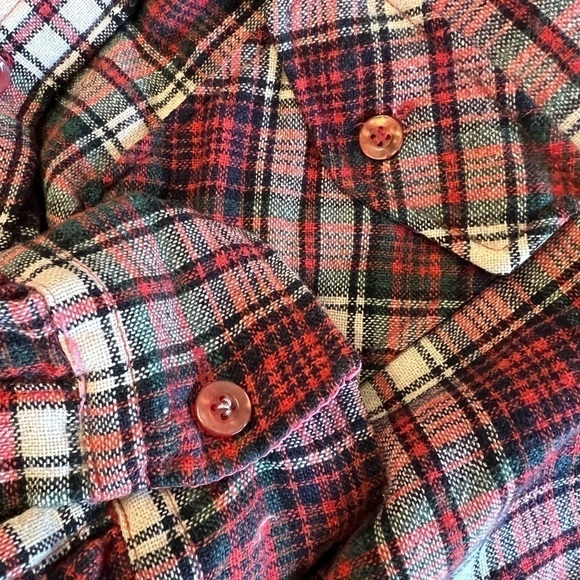 Vintage Big John Wool Plaid Unisex Button Front Shirt / xlarge - Picture 9 of 11